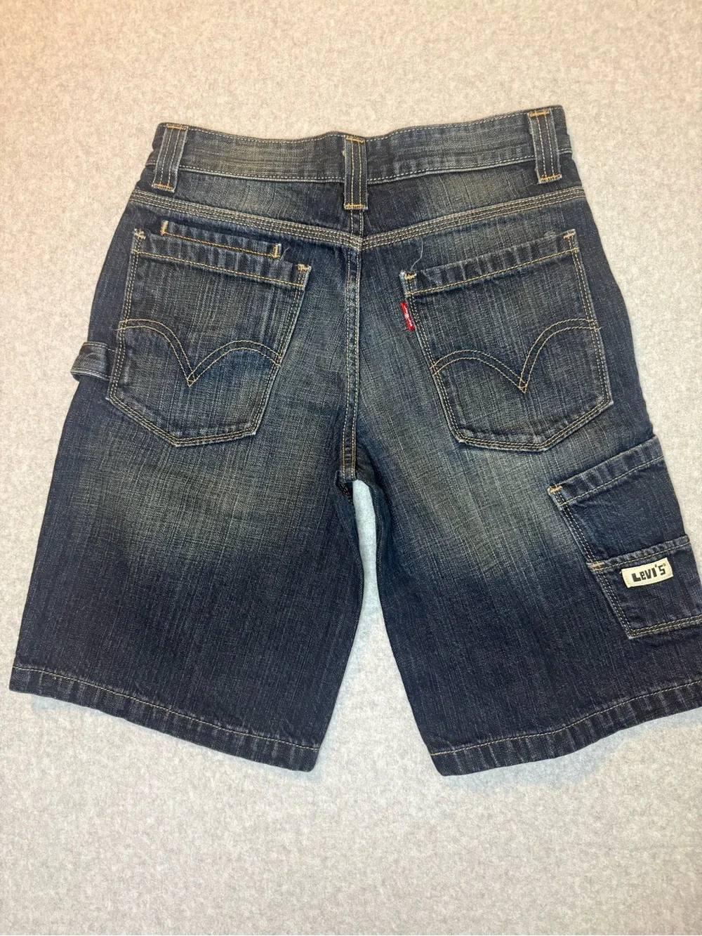 Levi's Men's Dark Blue Denim Jean Shorts